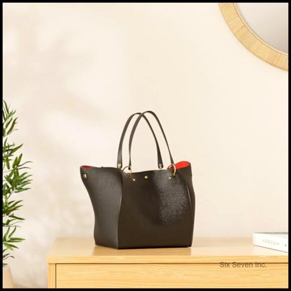 Large Work Tote Bag Waterproof Vegan Leather Crossbody Purse Travel Handbag